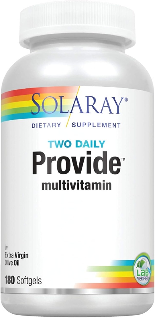 SOLARAY Multivitamin | Two Daily | 180 CT
