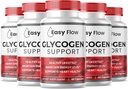 (5 Pack) Easy Flow Glycogen Support Capsules, Premium EasyFlow Glyco Optimizer Formula, Doğal Kan Gemisi Temiz, Doğal Malzemeler (300 Capsules)