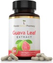 Florida Herbal Eczanesi, Guava Leaf Supplement Capsules 10:1 (120 Capsules) Kapsül başına 500 mg, 1000 mg servis