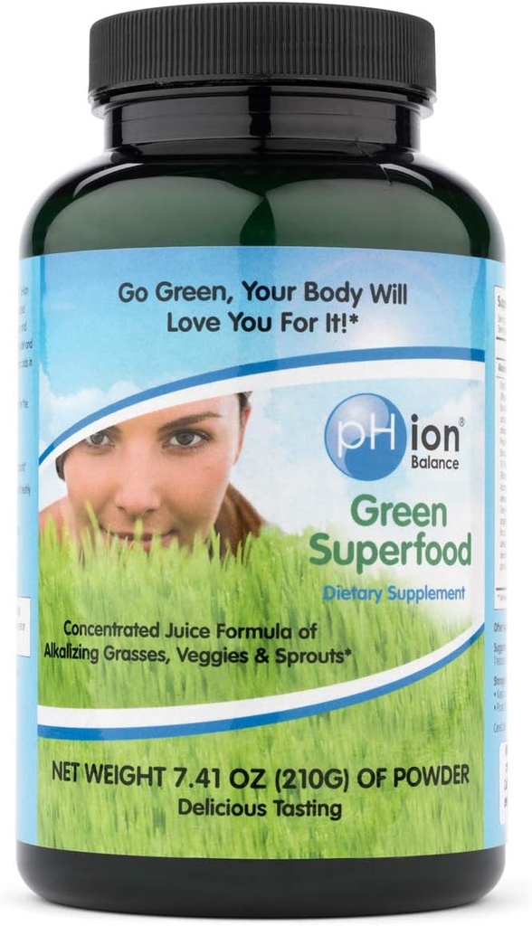 PHion Balance, Green Superfood Toz, 210-Gram