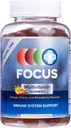 Focus Multivitamin Gummies | Flavored Vitamin Supplement | Boost Energy Levels | Destek Genel Sağlık | Günlük Diyetsel Vitamin | 90 Ct, 45 Day Supply