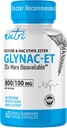 GlyNAC-ET NAC συμπλήρωμα N-Acetyl Cysteine Ethyl Ester - 20x More Bioδιαθέσιμο από GlyNAC - Γλυκίνη & N-ακετυλοκυστεΐνη Ester συμπλήρωμα κατά της γήρανσης, Boost Glutathione (60 κάψουλες)