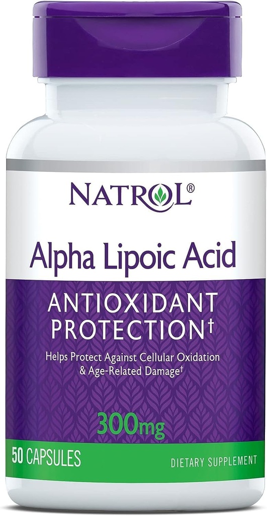 Natrol Alpha Lipoic Acid 300 Milligrams - 50 Caps (πακέτα του 3)