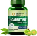 Himalaya Organiks L-Carnitine L-Tartrate with Green Tea Extract 2000 Mg | Sağlıklı Kilo Yönetimi | Destek Kas Kurtarma, Boost Energy, Endurance ve Fat Burn -120 Vegetarian Tabletler