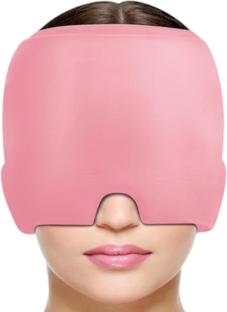 Migraine Headache Relief Cap, Migraine Relief Cap Hot & Cold Therapy Hangover Hat Maske Odorless Migraine Headache Hat for Puffy Eyes Hangover Ger Sinus & Stres Yardımı