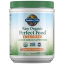 Garden of Life Raw Organic Perfect Food Energizer Juiced Green Superfood Powder - Yerba Mate Pomegranate, 30 Servings, Green Superfood Powder & Probiotics, Gluten Free Whole Food Greens Supplements