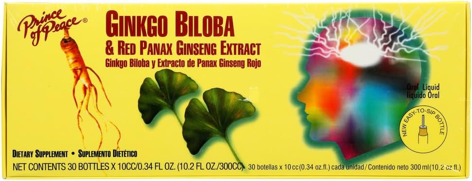 Prince Of Peace Ginkgo Biloba&Red Pan Gns 30X10 Cc