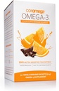 Coromega Omega 3 Fish Oil Supplement, Omega-3s ile 3X Daha İyi Aborpsiyon, Chocolate Orange Flavor, 90 Single Serve Squeeze Packets