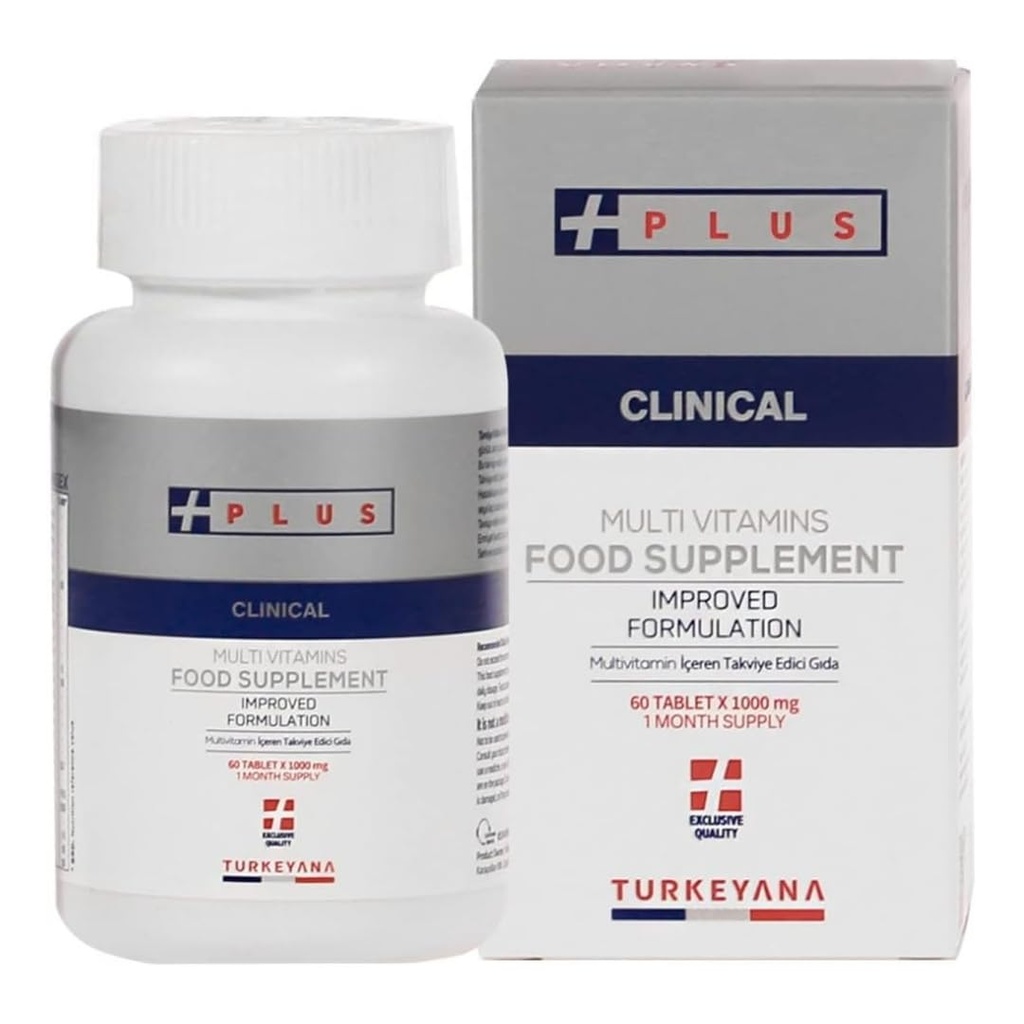 Turkeyana Plus Advanced Hair Nutritional Multivitamin 1 Μήνα συμπλήρωμα – Κλινική υποστήριξη για την ανάπτυξη των μαλλιών, τη δύναμη και τη ζωτικότητα με Biotin, Saw Palmetto, φυσικά εκχυλίσματα - Προάγει το δέρμα & νύχια