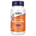 NOW Foods Supplements, Astaxanthin 10mg, Extra Strength,derived from Non-GMO Haematococcus Pluvialis Microalgae and has naturally occurring Lutein, Canthaxanthin and Beta-Carotene, 60 Softgels