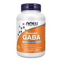 NOW Foods Supplements, GABA (Gamma-Aminobutyric Acid), Neurotransmitter Support*, Orange Flavor, 90 Chewables