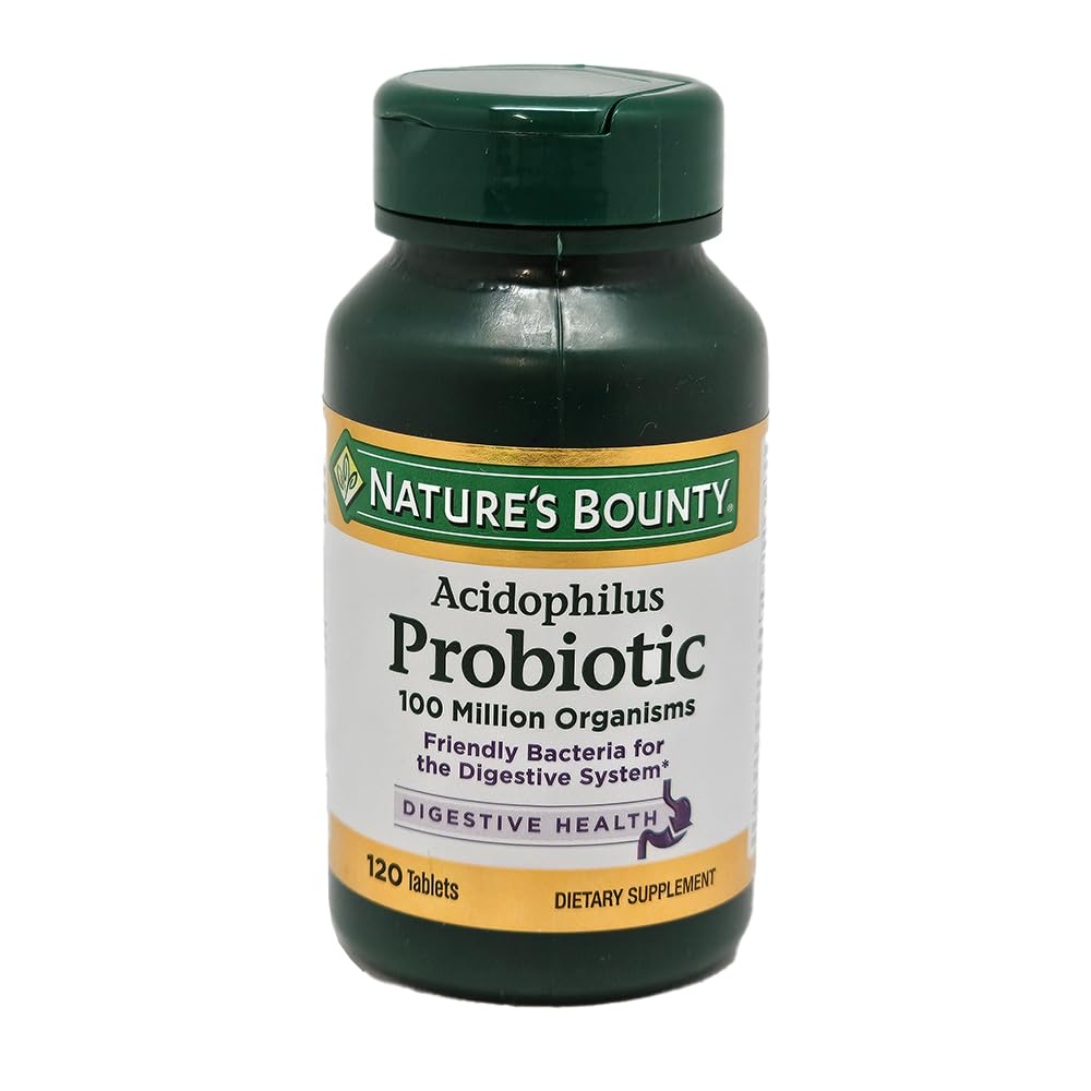 Nature's Bounty Probiyotik Acidofilius Tabletleri, 120 tablet