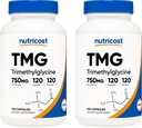Nutricost TMG 750 mg, 120 Capsules (2 Şişe)