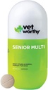 Vet Valuey Senior Multivitamin Chewable for Dogs - Antioksis and Nutritional Support - Daily Support - Essential Vitamins, Minerals, & Enzymes- Liver Flavor Chewable for Köpekler - 60 Tabletler
