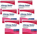 Lider Antihistamin Antihistamin Antigistamine Relief Diphenhydramine HCl, 25 mg Mini Tabletler, 24 Kont Pack of 6