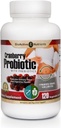 BIOACTIVE NUTRIENTS Cranberry Probiyotiks with Prebiyotiks, 120 Capsules - 7 Strains, 6 Milyar CFU's