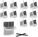 (80 Pcs) Cerustop Wax Guard Filters για τα βοηθήματα ακοής Προμήθειες για Phonak, Aκοή Wax Filters Resound, Widex και Unitron, Βοηθήματα ακοής Βοηθήματα αντικατάστασης αξεσουάρ εξαρτήσεων καθαρισμού μερών (10 συσκευασίες)