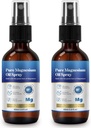 Genric 2 Fl Oz Magnezyum Yağı - Pure & Organic - High Concentration Magnezyum - Magnezyum Non-GMO, Gluten-Free - Easy to Absorb - 2pc