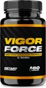 Erkekler için Vigor Force, High Performance Male Capsules, All Natural Diyetary Supplement for General Health and Wellness, Resmi Pills 50 İnceleme (60 Capsules)