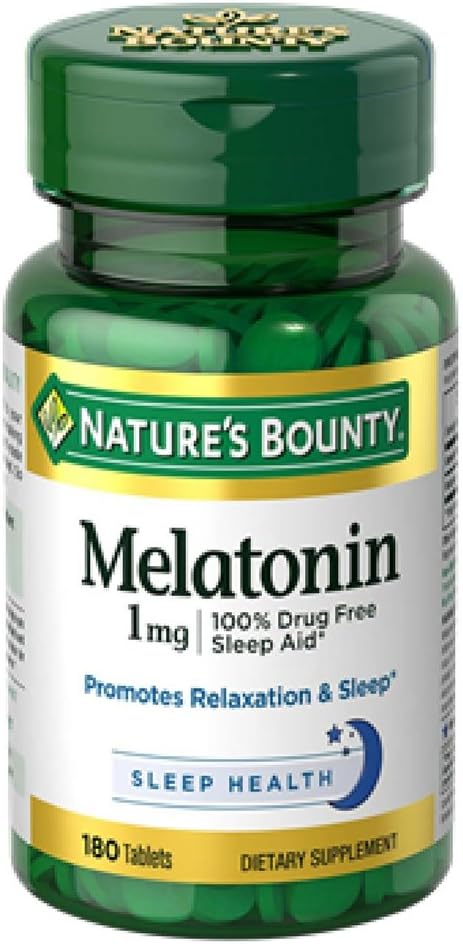 Nature's Bounty Melatonin 1 mg Tabletleri, 180 Kont