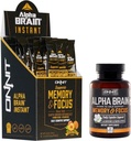 ONNIT Nootropic Stack - Alpha Brain Capses (30ct) + Alpha Brain Instant - Φυσικό Ροδάκινο (30ct)