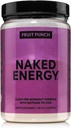 NAKED Fruit Punch Energy - Καθαρό συμπλήρωμα προ προπόνησης για άνδρες και γυναίκες, Vegan Friendly, Όχι πρόσθετα γλυκαντικά, χρώματα ή γεύσεις - 30 εξυπηρετούν