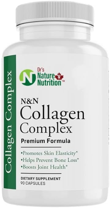 Φύση & Διατροφή COLLAGEN COMPLEX FORMULA, 90 Count (Pack of 1)