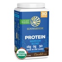 Organik Bitki Tabanlı Protein Toz | Vegan Organik Protein Toz Çikolatası BCAA Amino Filler & Gluten Ücretsiz (Chocolate, 30 Hizmet)