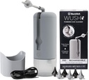 Wush Pro by Black Wolf - The Original Deluxe Water Powered Ear Cleaner with 6 Reuseable Replacement Tips by Black Wolf - Safe & Refficient for Ear Wax Buildup - Ηλεκτρικό Κιτ αφαίρεσης αυτιών (Grey)