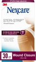 Nexcare Steri-Strip Yarası Closure, Breathable Strips Küçük Yaralar Şirketi Kapalı, Büyük After Sutures veya Staples - 30 Yara Closures