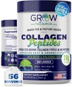 Collagen Hydro Toz 20g with Hyaluronic Acid & Biotin - Unflavored Grass Collagen Toz with Hydrolyzed Type I & III Collagen Supplements - Saç, Nail, Skin & Ortak Destek - 56 Hizmetler