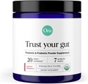 Ora Organic Prebiotic and Probiotic Powder Supplement - 20 δισεκατομμύρια προβιοτικά, 7 στεφάνες για το καλύτερο Prebiotic Powder, μη GMO, Probiotics για γυναίκες, άνδρες & παιδιά - Apple Raspberry Flavor, 30...