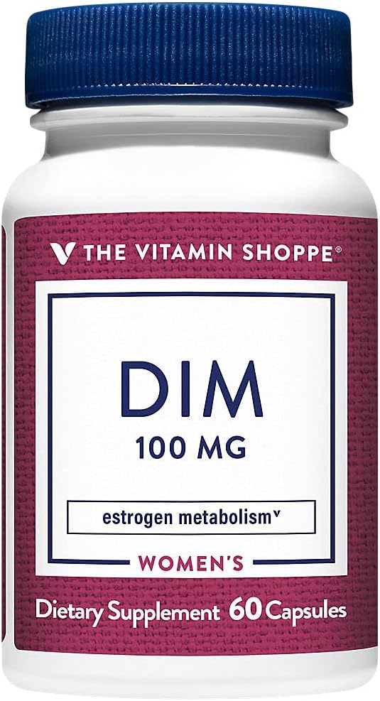 Shoppe DIM 100MG, Bioperine Black Pepper Extract, Women's Health (60 Capsules) için Estrogen Metabolism desteği ile