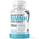 Nature's Fusions NMNH (NMN Supplement Alternative) (Διυδρονικοτιναμίδιο Μονονουκλεοτίδιο) 125mg - 25 φορές Πιο αποτελεσματικό από NR & NAD+ - Boost NAD+ έως 10 φορές - 30 κόμης (30 εξυπηρετεί)