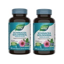 Nature's Way Echinacea Goldenseal - 900 mg Echinacea 7 Herb Blend per 2-capsule σερβίροντας - Για Ανοσολογική Υποστήριξη* - Με Καγιέν Πιπέρι, Γεντιάνα & Burdock - Χωρίς Γλουτένη - 180 Vegan Κάψουλες (Pack of 2)