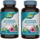 Nature's Way Echinacea Goldenseal - 900 mg Echinacea 7 Herb Mix per 2capsule hizmet ediyor - For Immune Support* - With Cayenne Pepper, Gentian & Burdock - Gluten Free - 180 Vegan Capsules (Pack of 2)