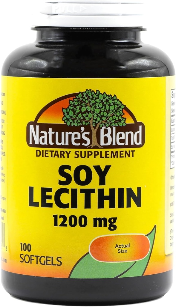 Nature's Blend Lecithin 1200 mg 100 Sgels
