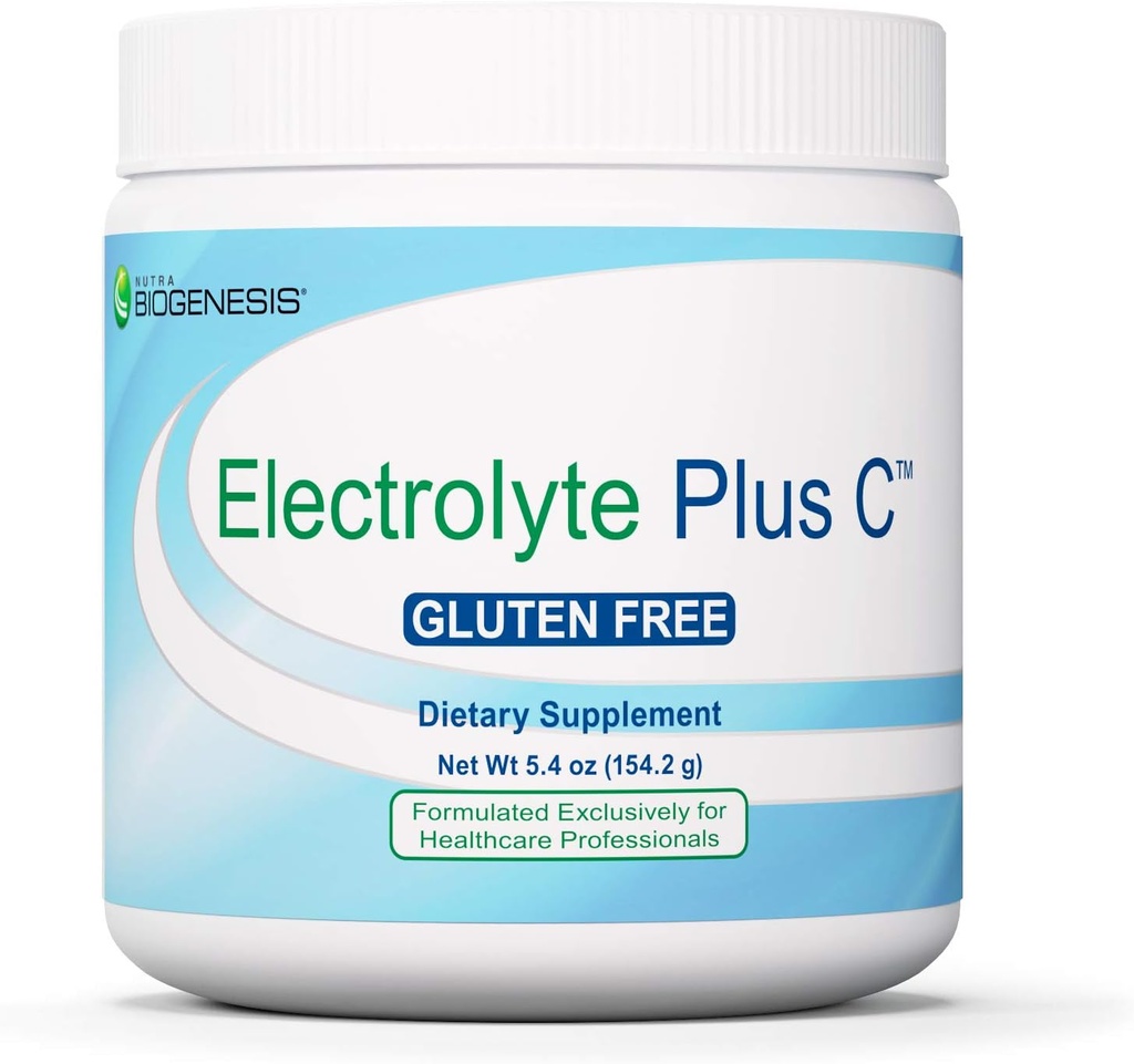 Nutra BioGenesis Electrolyte Plus C - Hydration Toz, Electrolytes Toz İçecek Magnezyum, Pyum, Antioksis, B Vitamins & Vitamin C Doğal Enerji için C - 5.4 oz (154 g)