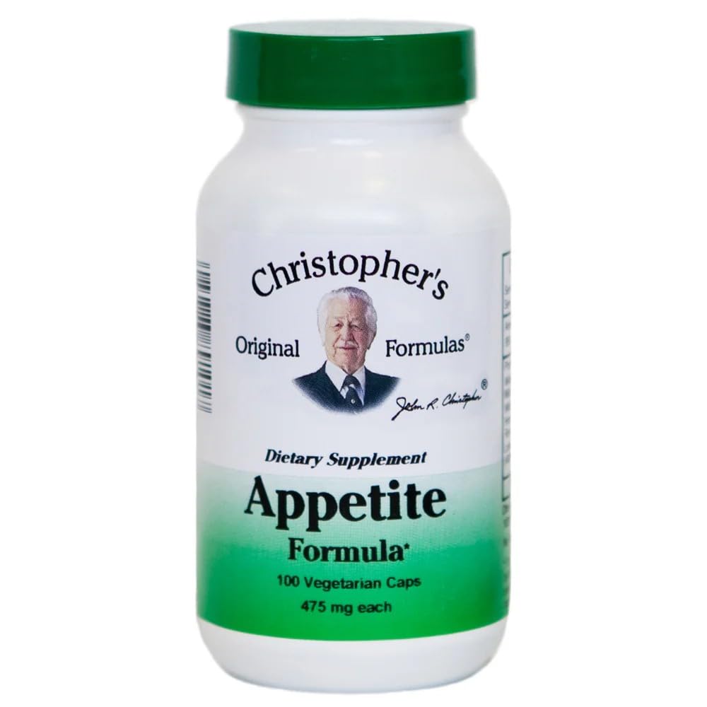 Christopher's Original Formulas Appetite Formula - 100 Capsules, Natural Herbal Mix for Appetite and Digestive Balance