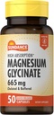 Sundance Magnezyum Glycinate Capsules | 665 mg | 50 Hızlı Yayın Pills | Non-GMO ve Gluten Free Supplement Supplement