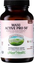 Maxi Health Probiyotik Plus Ultimate Prebiyotik Advanced Live Probiyotiks Formula - 50 Milyar Canlı Aktif Probiyotik - 15 Strains - Ultra Protection - Active Pro-50-60 Count