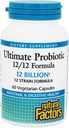 Doğal Faktörler Ultimate Probiyotik 12/12 Formula - Probiyotiklerle Sağlıklı Destek Supplement - Immunity & Gut Health Support Supplement - 60 Vegetarian Capsules (60 Hizmet)