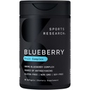 Spor Araştırması Blueberry Capsules - Organik Ekstra Virgin Zeytinyağı ile Organik Blueberries - Non-GMO & Gluten Free - 60 Sıvı Softgels