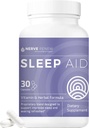 NERVE RENEW Uyku Yardımı - Daha İyi Uyku için Diyetsel Tamam - 30 Capsules - Hızlı Çalışın - Tüm Doğal Herbal ve Vitamin Formula Melatonin, Magnezyum, çinko, Amino Asits, Herb Türleri