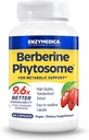 Enzymedica, Berberine Phytosome, 9.6X Better Bioavailability, High Potency Natural Vegan Diyetary Supplement for Metabolic Support, 60 Capsules