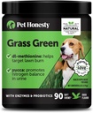 Grass Green Dog Chews - Urine Neutralizer for Lawn, Dog Pee Helps Yard Stay Green Addressing Burn Spots with Probiyotiks & Enzymes (Duck)
