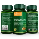Natrition Brain ATM - Ginkgo Biloba, Turmeric, Cistanche Tubulosa, Fo-ti Ekstraksiyon - Beyin Fonksiyonu için Doğal Antioksi Destek - Clarity, Focus ve Memory Advanced - 90 Veggie Capsules