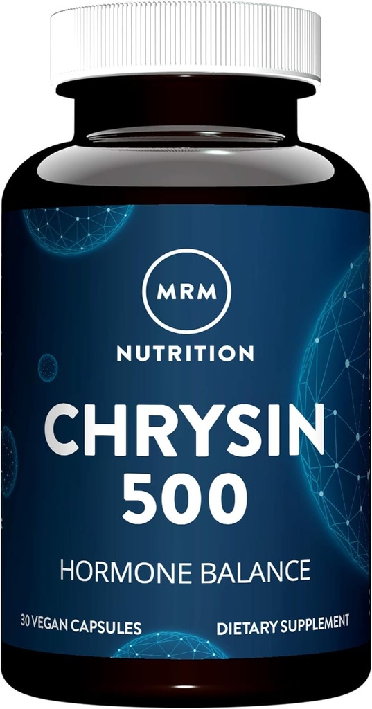 MRM Chrysin 500 Capsules, 500 mg, 30 Capsule Şişe