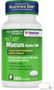 GenCare - Mucus Relief DM (150 Count Value Bottle) Dextromethorphan HBr 20mg Guaifenesin 400mg | Generic Mucus Relief DM | Immediate Release Uncoated Cough & Mucus Expectorant Pill