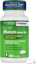 GenCare - Mucus Relief DM (150 Kont Value Şişe) Dextromethorphan HBr 20 mg Guaifenesin 400 mg | Generic Mucus Relief DM | Immediate Release Uncoated Cough & Mucus Bektaş